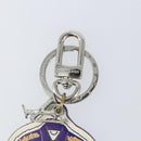 LOUIS VUITTON Porte Cles Varsity Jacket Charm Leather White MP3385 Auth 145542-3