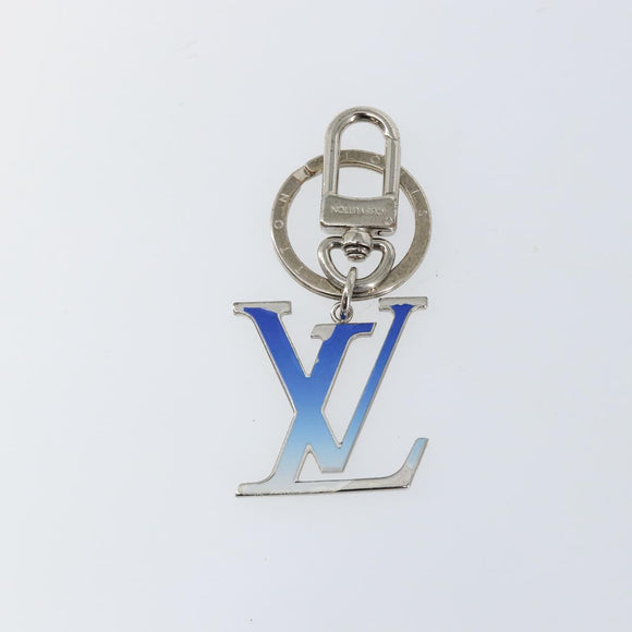 LOUIS VUITTON Porte Cles Gradient Charm metal Blue MP2789 LV Auth 145543