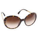 CHANEL Sunglasses plastic Brown CC Auth 145548-1