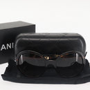 CHANEL Sunglasses plastic Brown CC Auth 145548-10