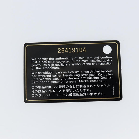 CHANEL Matelasse iPhone Case Lamb Skin Black CC Auth 145550