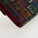FENDI Zucca Canvas Trifold Wallet Multicolor Gold Auth 145553V-15