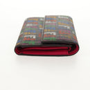 FENDI Zucca Canvas Trifold Wallet Multicolor Gold Auth 145553V-4