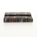 FENDI Zucca Canvas Trifold Wallet Multicolor Gold Auth 145553V-6