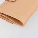 Salvatore Ferragamo Gancini Bifold Wallet Leather Pink Auth 145554-16