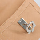 Salvatore Ferragamo Gancini Bifold Wallet Leather Pink Auth 145554-18