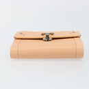 Salvatore Ferragamo Gancini Bifold Wallet Leather Pink Auth 145554-6