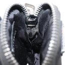 PRADA Tessuto Phone Holder Bag Nylon Black Silver Auth 145556-20