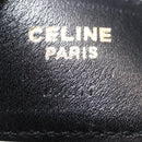 CELINE Belt Suede 32.3"" Black Gold Auth 145558-11