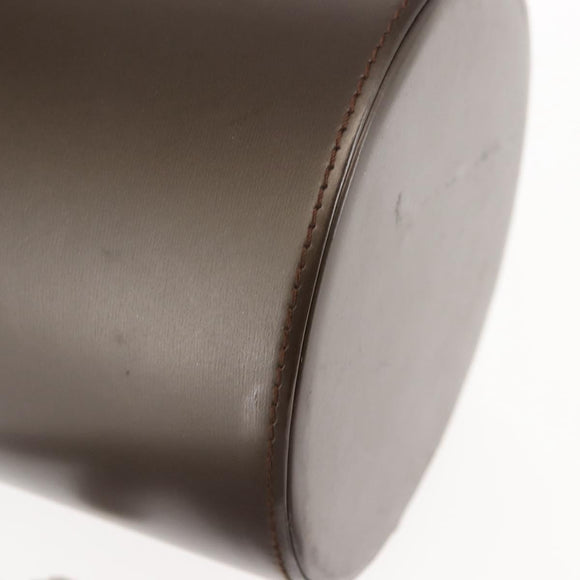 LOEWE Hand Bag Leather Brown Auth 145559