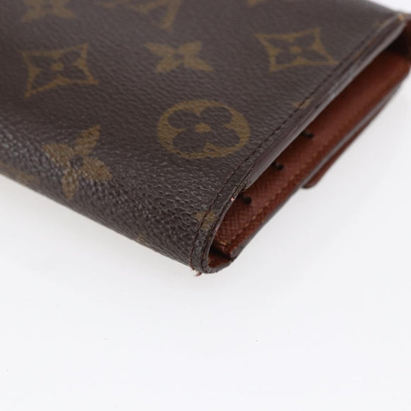 LOUIS VUITTON Monogram Portefeuille International Wallet M61217 Auth 145565