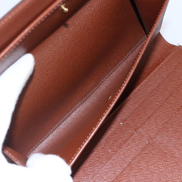 LOUIS VUITTON Monogram Portefeuille International Wallet M61217 Auth 145565