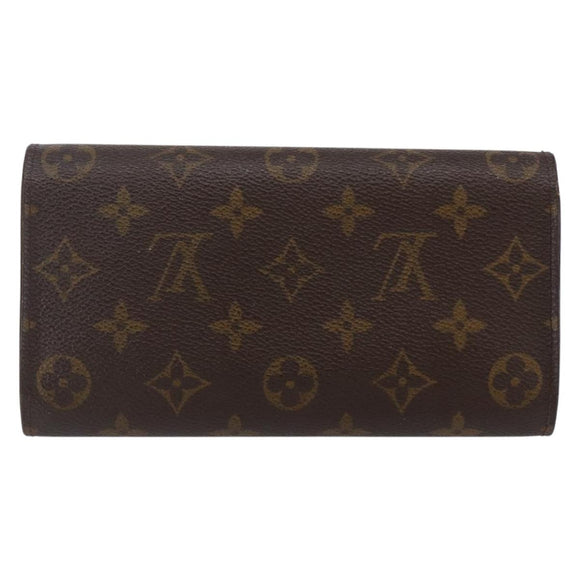 LOUIS VUITTON Monogram Portefeuille International Wallet M61217 Auth 145565