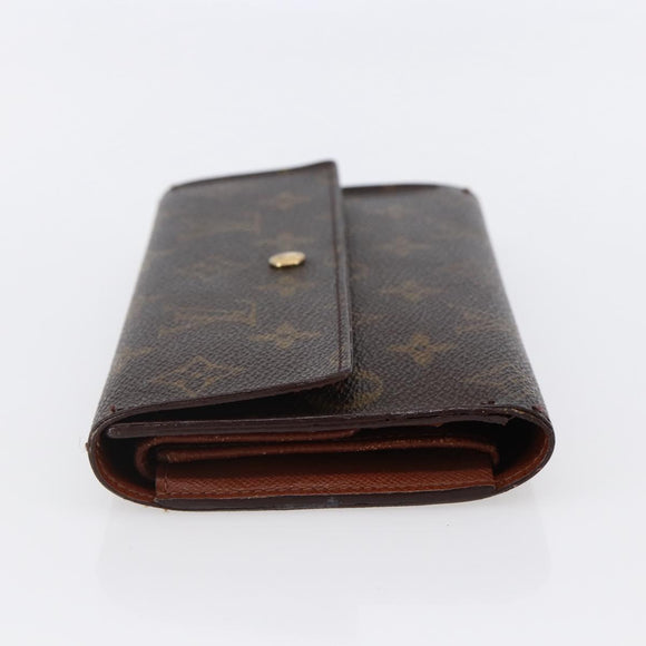 LOUIS VUITTON Monogram Portefeuille International Wallet M61217 Auth 145565