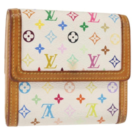 LOUIS VUITTON Multicolor Porte Monnaie Billets Cartes Credit M92983 Auth 145566