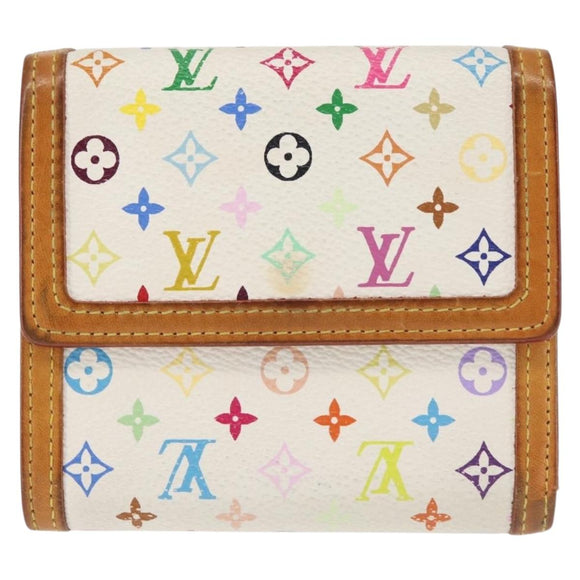 LOUIS VUITTON Multicolor Porte Monnaie Billets Cartes Credit M92983 Auth 145566