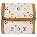 LOUIS VUITTON Multicolor Porte Monnaie Billets Cartes Credit M92983 Auth 145566-2