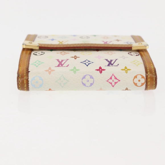 LOUIS VUITTON Multicolor Porte Monnaie Billets Cartes Credit M92983 Auth 145566
