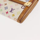 LOUIS VUITTON Multicolor Porte Monnaie Billets Cartes Credit M92983 Auth 145566-14