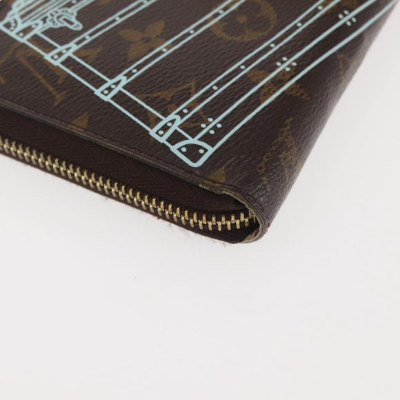 LOUIS VUITTON Monogram 2014 Christmas Only Zippy Wallet M58507 LV Auth 145567