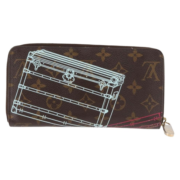 LOUIS VUITTON Monogram 2014 Christmas Only Zippy Wallet M58507 LV Auth 145567