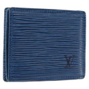 LOUIS VUITTON Epi Porte Monnaie Boite Coin Purse Blue M63695 LV Auth 145568-1