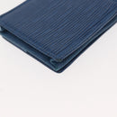 LOUIS VUITTON Epi Porte Monnaie Boite Coin Purse Blue M63695 LV Auth 145568-15