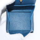 LOUIS VUITTON Epi Porte Monnaie Boite Coin Purse Blue M63695 LV Auth 145568-9
