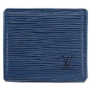 LOUIS VUITTON Epi Porte Monnaie Boite Coin Purse Blue M63695 LV Auth 145568-13