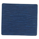 LOUIS VUITTON Epi Porte Monnaie Boite Coin Purse Blue M63695 LV Auth 145568-2