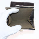 FENDI Zucca Canvas Bifold Wallet Black Brown Auth 145571-11