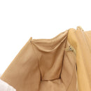 CHANEL Matelasse Chain Shoulder Bag Lamb Skin Beige Gold CC Auth 145574-20
