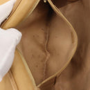 CHANEL Matelasse Chain Shoulder Bag Lamb Skin Beige Gold CC Auth 145574-21