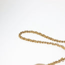 CHANEL Matelasse Chain Shoulder Bag Lamb Skin Beige Gold CC Auth 145574-8