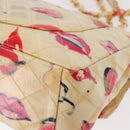 CHANEL Matelasse 34 Chain Shoulder Bag Vinyl coating Beige Gold CC Auth 145579V-13