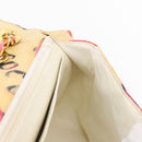 CHANEL Matelasse 34 Chain Shoulder Bag Vinyl coating Beige Gold CC Auth 145579V-21