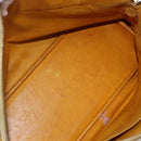 HERMES Bolide 31 Hand Bag Leather 2way Yellow Gold Auth 145580-10