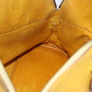 HERMES Bolide 31 Hand Bag Leather 2way Yellow Gold Auth 145580-20