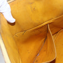 HERMES Bolide 31 Hand Bag Leather 2way Yellow Gold Auth 145580-25