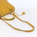 HERMES Bolide 31 Hand Bag Leather 2way Yellow Gold Auth 145580-9