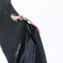 CHANEL Chain Shoulder Bag Canvas Multicolor Silver CC Auth 145585V-23