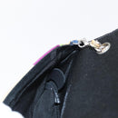 CHANEL Chain Shoulder Bag Canvas Multicolor Silver CC Auth 145585V-24