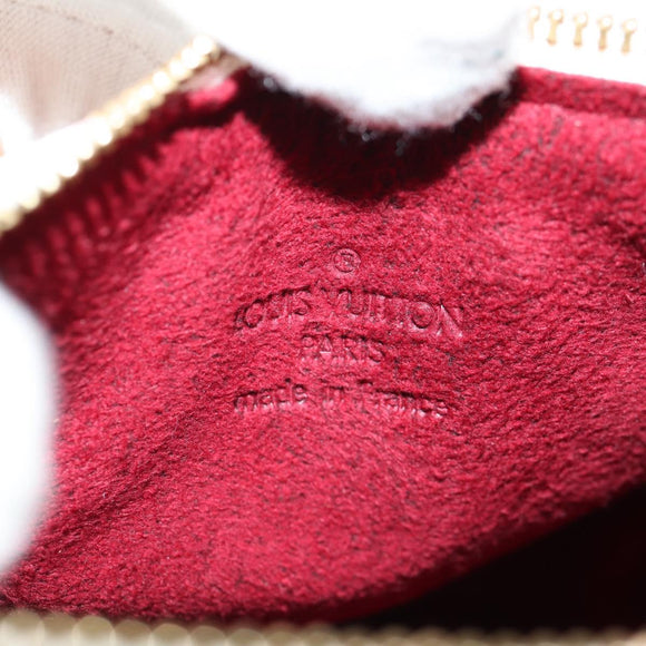 LOUIS VUITTON Monogram Multicolor Mini Speedy Hand Bag White M92645 Auth 145589V