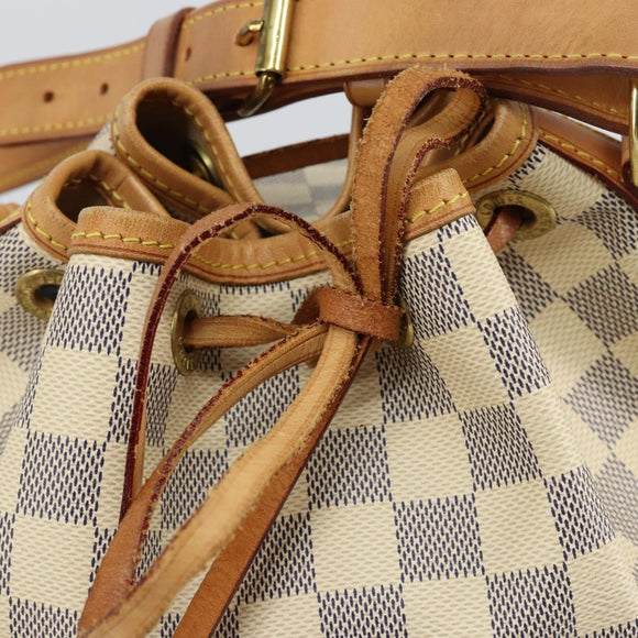 LOUIS VUITTON Damier Azur Noe BB Shoulder Bag N41220 LV Auth 145590