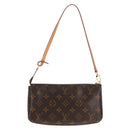 LOUIS VUITTON Monogram Pochette Accessoires Pouch M51980 LV Auth 145592V-2