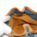 LOUIS VUITTON Monogram denim Preity Hand Bag Blue M95020 LV Auth 145593V-21