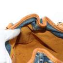 LOUIS VUITTON Monogram denim Preity Hand Bag Blue M95020 LV Auth 145593V-22