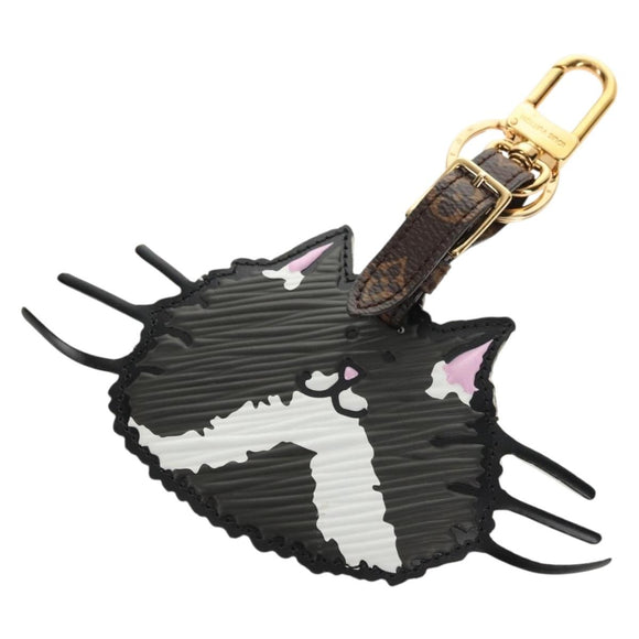LOUIS VUITTON Monogram Catgram Porte Address Key Holder Gray MP2282 Auth 145598SAM