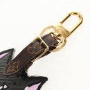 LOUIS VUITTON Monogram Catgram Porte Address Key Holder Gray MP2282 Auth 145598SAM-5
