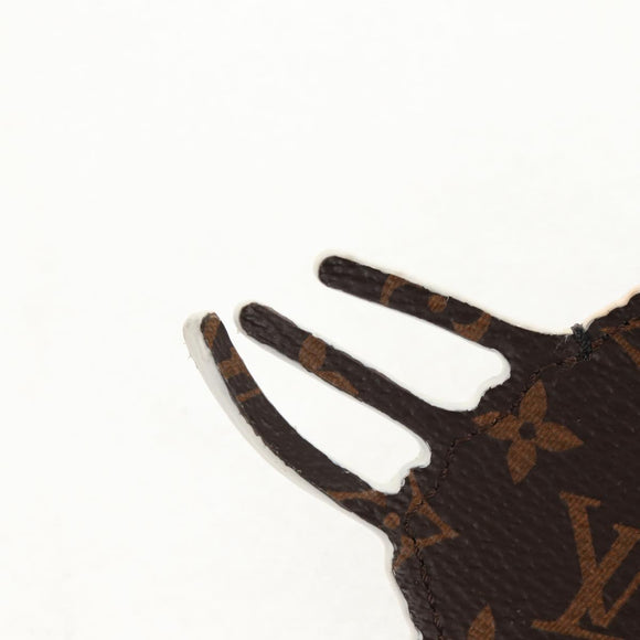 LOUIS VUITTON Monogram Catgram Porte Address Key Holder Gray MP2282 Auth 145598AM